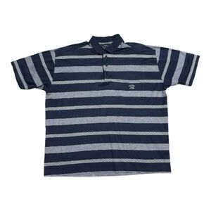 132 PAUL & SHARK Men’s Yacht Club Stripped Polo - Navy, XL
